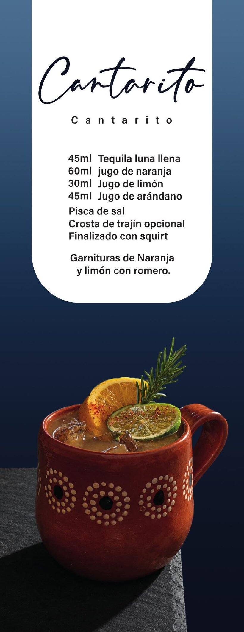 Cóctel Cantarito — Tequila Luna Llena