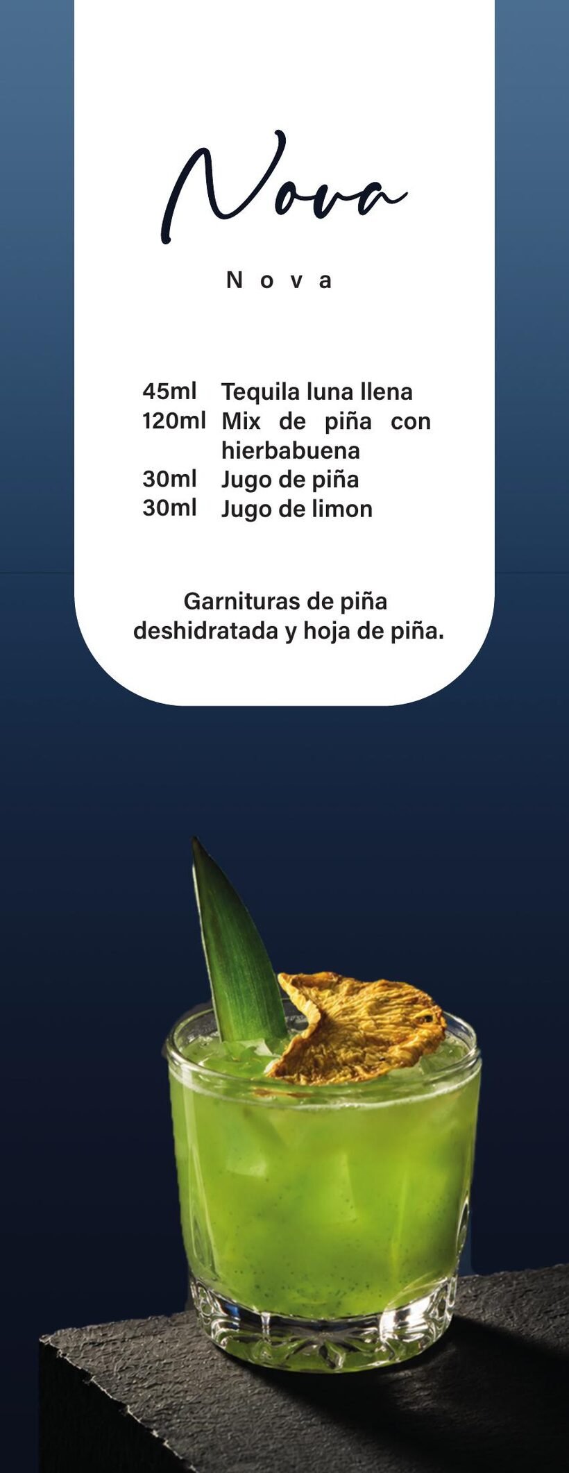 Cóctel Nova — Tequila Luna Llena